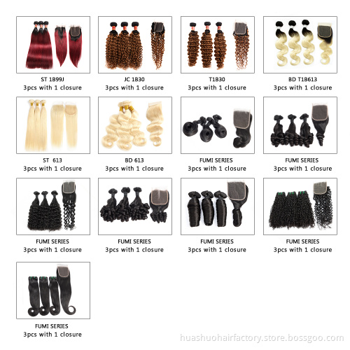 Cheap Stock Clearance Sale Two Tone Ombre Colored 10-32 Inch Premium Human Hair 1B 99J Straight Bundles